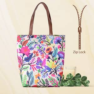 Trendy Big Floral Tote Bag - IL64shb